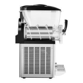 Commercial Slushy Machine, 12Lx2 Double Tank Frozen Drink Machine, 96 Cups Stainless Steel Margarita Smoothie Frozen Drink Maker